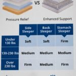 Foam vs hybrid mattress construction comparison highlighting support, cooling, and durability differences