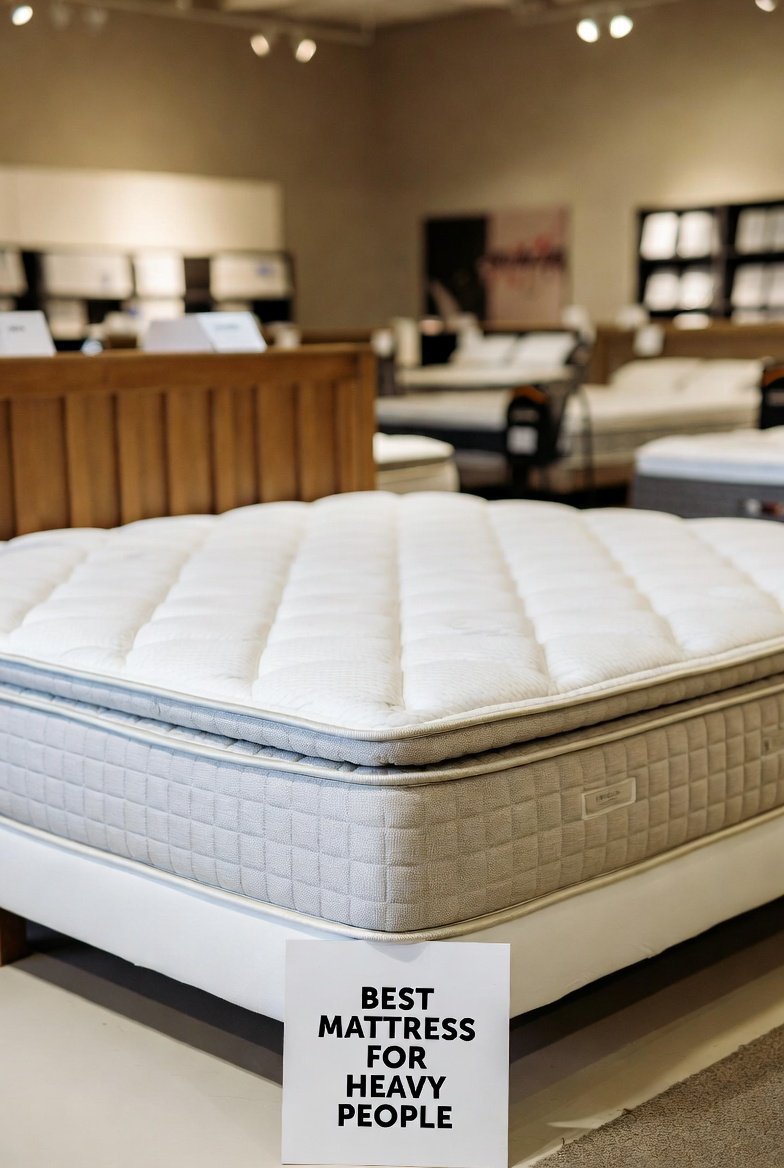 Mattress sagging over time comparison showing foam, hybrid, and latex performance under heavier body weight