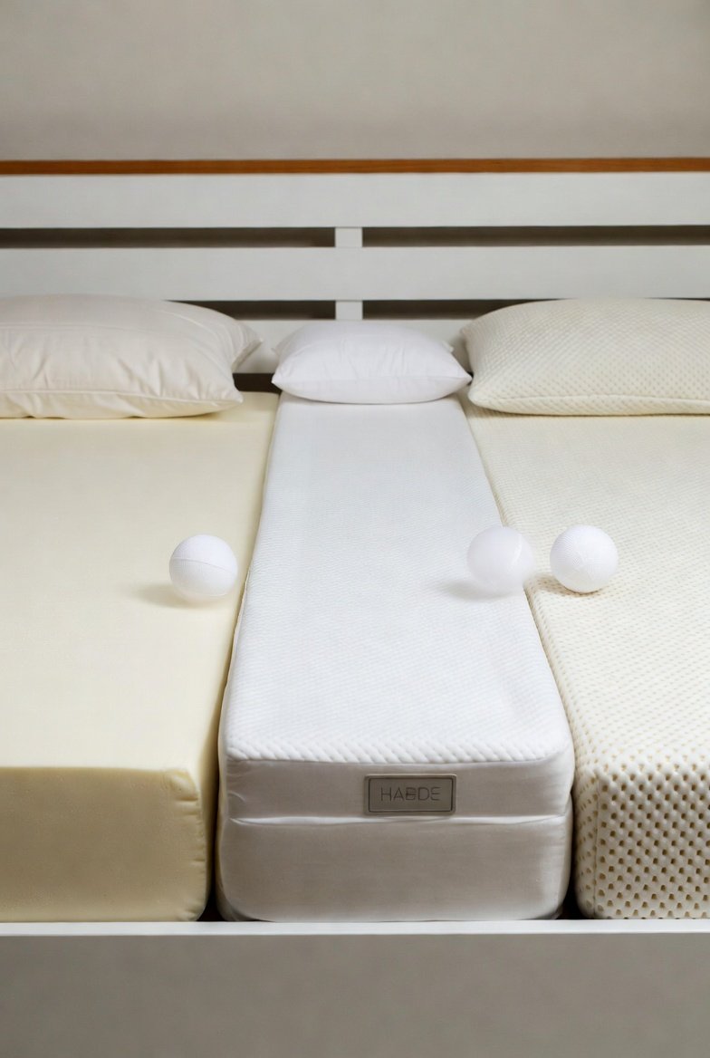 Shoulder sink comparison showing too-firm versus too-soft mattresses and their impact on neck alignment for side sleepers